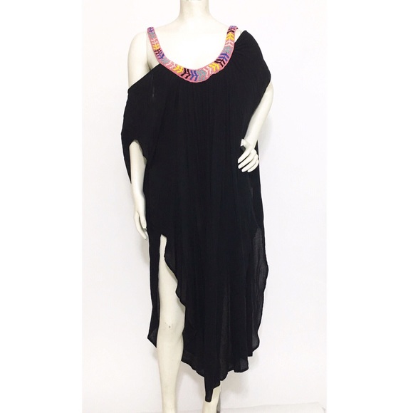 ❗️SOLD ❗️ Mara Hoffman Beaded Swimwear Coverup - Picture 3 of 5